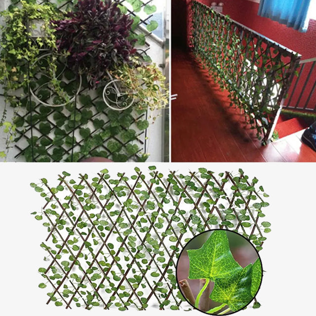 1 Piece Artificial Garden Plant Fence Décor – Realistic Outdoor Decorative Wall for Garden & Patio