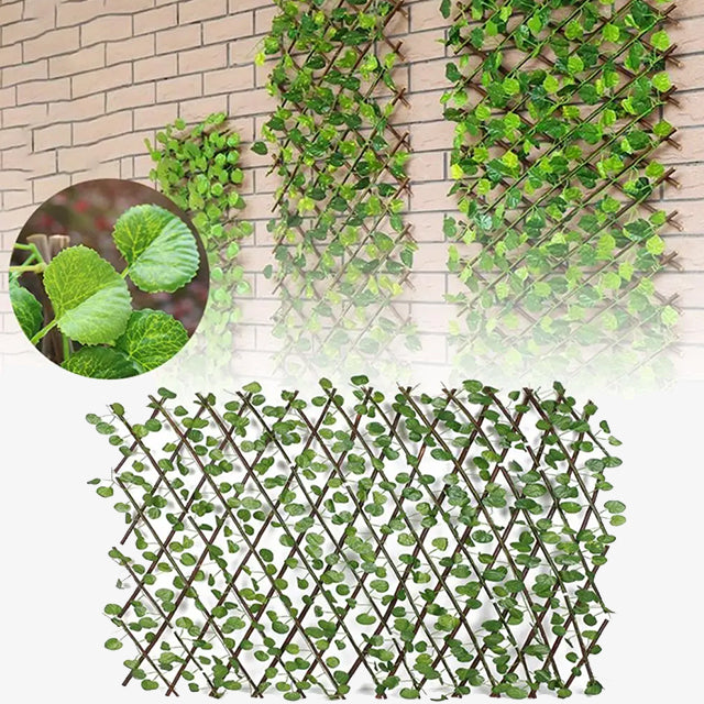 1 Piece Artificial Garden Plant Fence Décor – Realistic Outdoor Decorative Wall for Garden & Patio
