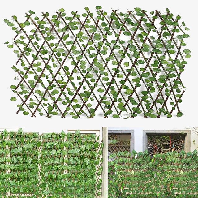 1 Piece Artificial Garden Plant Fence Décor – Realistic Outdoor Decorative Wall for Garden & Patio