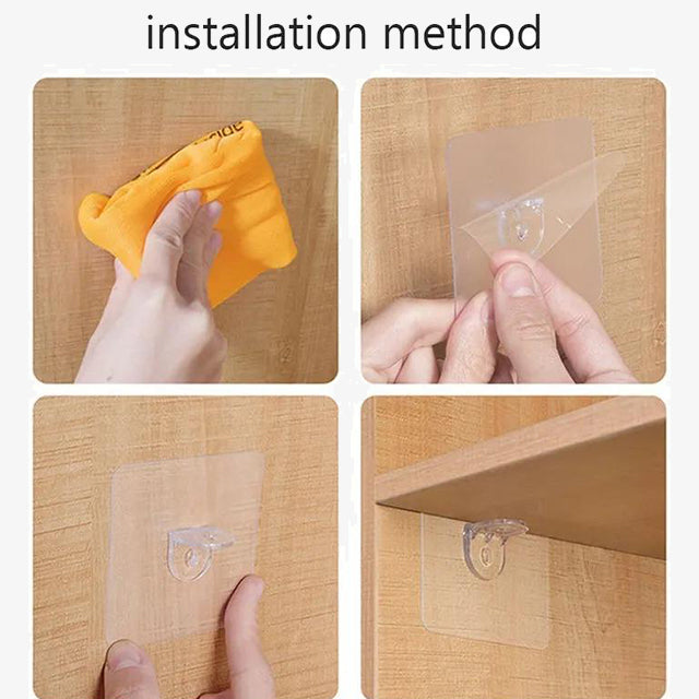 1 Piece Shelf Support – Strong Wall Mounted Bracket for Home Storage & Organization