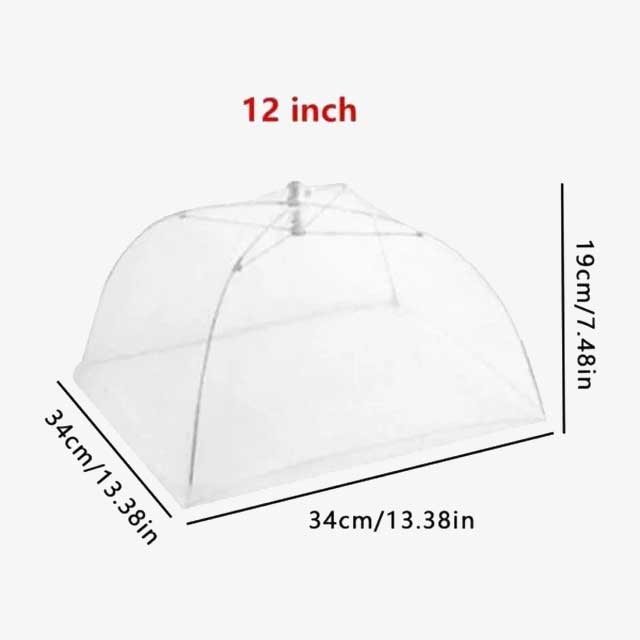 1PC Portable Umbrella Style Anti-Mosquito Food Cover – Effective Insect Protection for Outdoor Dining