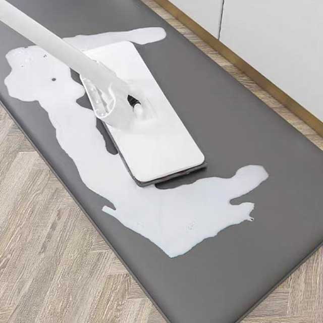 8mm Thickness Anti-Fatigue PVC Kitchen Mats 2Pcs/Set (45×75 + 45x180cm) – Waterproof, Washable Rectangular Floor Mats for Comfort and Durability