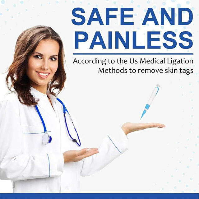 Auto Skin Tags Removal Tool Device with Cleansing Wipes – Safe, Painless Skin Tag Remover Kit