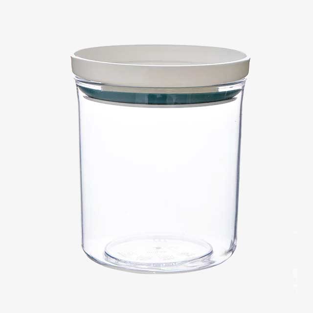 حاويات بلاستيكية دائرية لتخزين الطعام بسعات 250/350/550/700 مل - أغطية مانعة للتسرب وخالية من مادة BPA لتنظيم المطبخ وخزانة المؤن