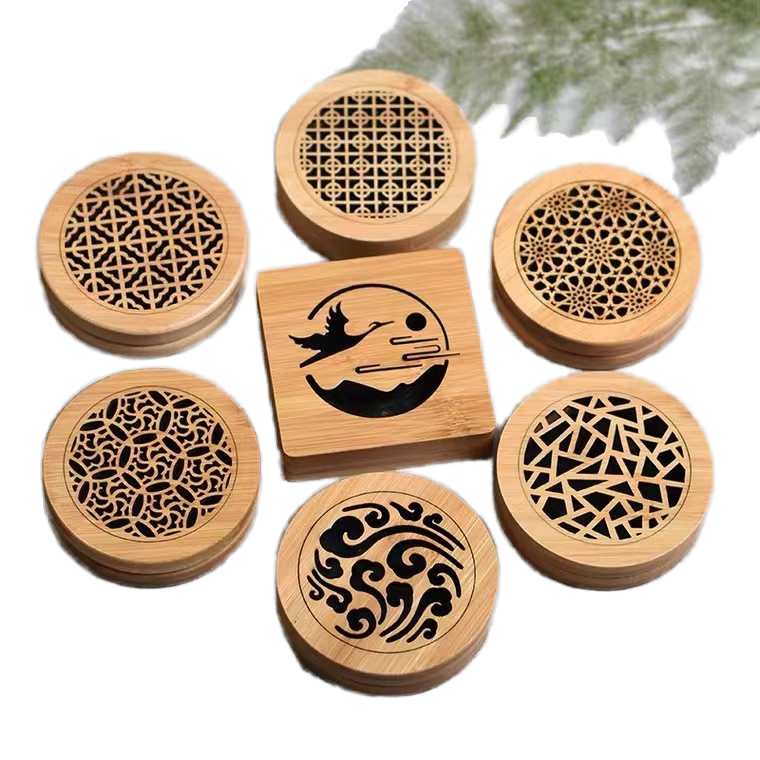 Handcrafted Bamboo Incense Burner with Decorative Lid | Wooden Incense Holder for Oud, Musk, Sandalwood & Bakhoor | Home & Office Decor