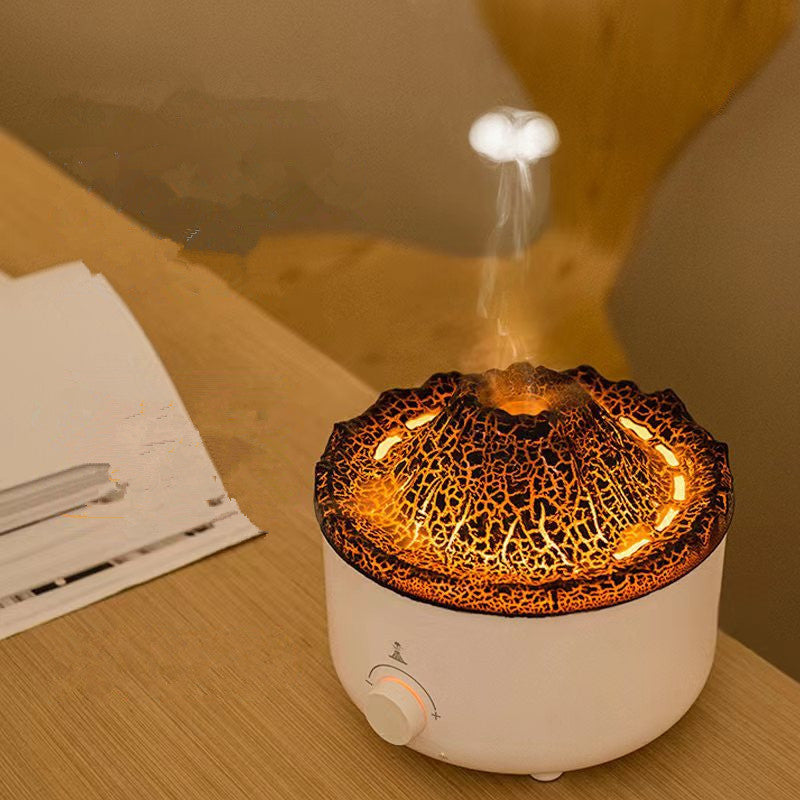 Portable Rechargeable Oud Aroma Diffuser – Wireless Type-C Essential Oil Humidifier with Rotating Mist, LED Ambient Light & Ultrasonic Aromatherapy Diffuser