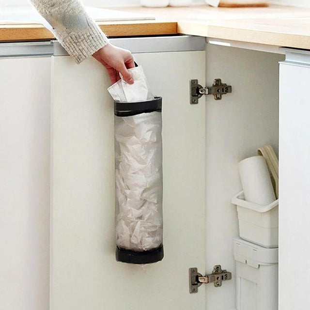 Kitchen Wall-Mounted Garbage Bag Storage – Convenient, Space-Saving Organizer for Trash Bags
