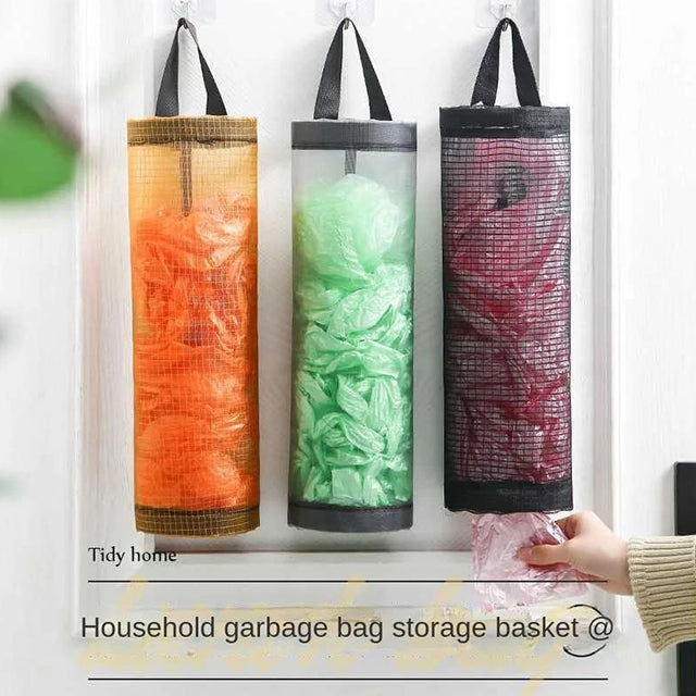 Kitchen Wall-Mounted Garbage Bag Storage – Convenient, Space-Saving Organizer for Trash Bags
