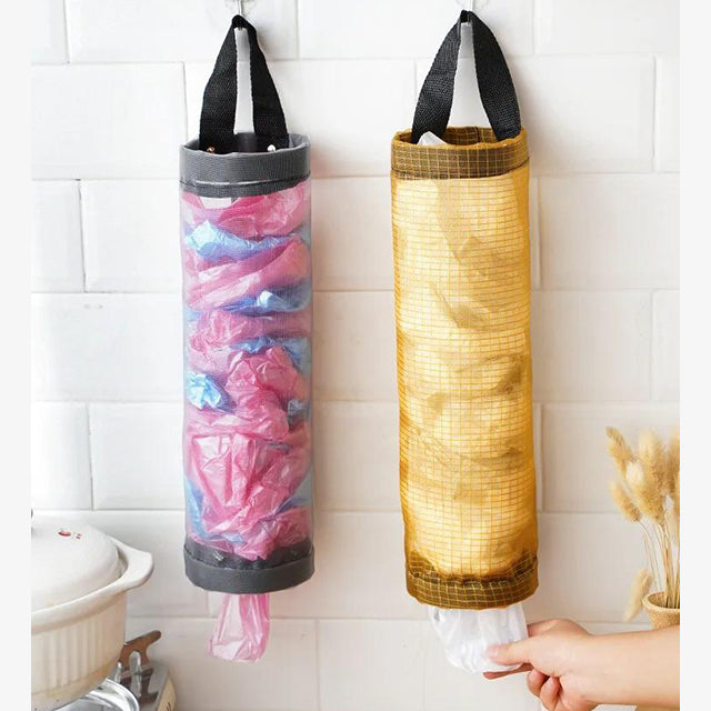 Kitchen Wall-Mounted Garbage Bag Storage – Convenient, Space-Saving Organizer for Trash Bags