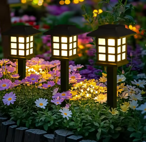 Solar Pathway Lights – Waterproof Warm White LED Garden Stake Lights for Outdoor Walkways, Yard, Patio, Lawn & Landscape Decor
