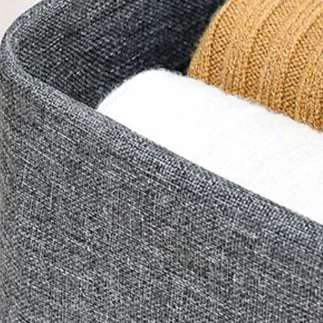 Grey Foldable Storage Bag with Handle – Durable, Space-Saving Organizing Solution for Home & Closet