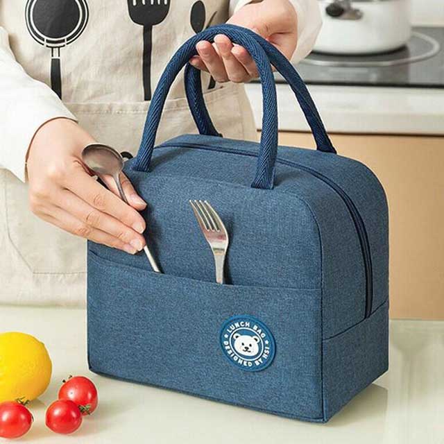 Insulated Thermal Cooler Lunch Bag – Durable, Reusable, and Leak-Proof Lunch Tote for Food & Drink Storage
