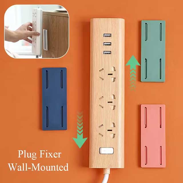 Wall-Mounted Plug Fixer