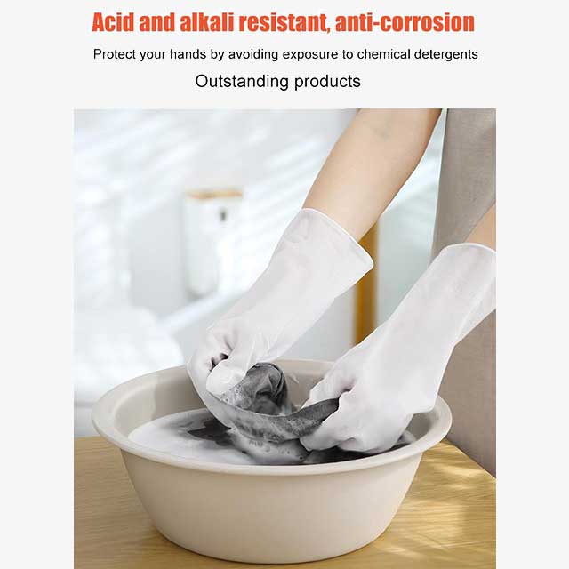 1 Pair Magic Gloves Kitchen Scrubber – Dual-Sided Cleaning Gloves for Washing Dishes & Household Tasks