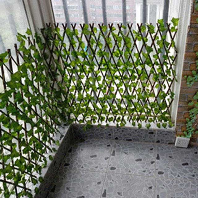 1 Piece Artificial Garden Plant Fence Décor - Realistic Outdoor Decorative Wall for Garden & Patio