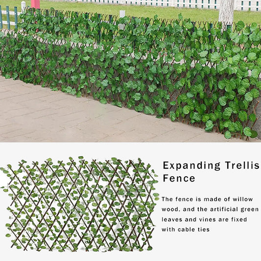 1 Piece Artificial Garden Plant Fence Décor – Realistic Outdoor Decorative Wall for Garden & Patio