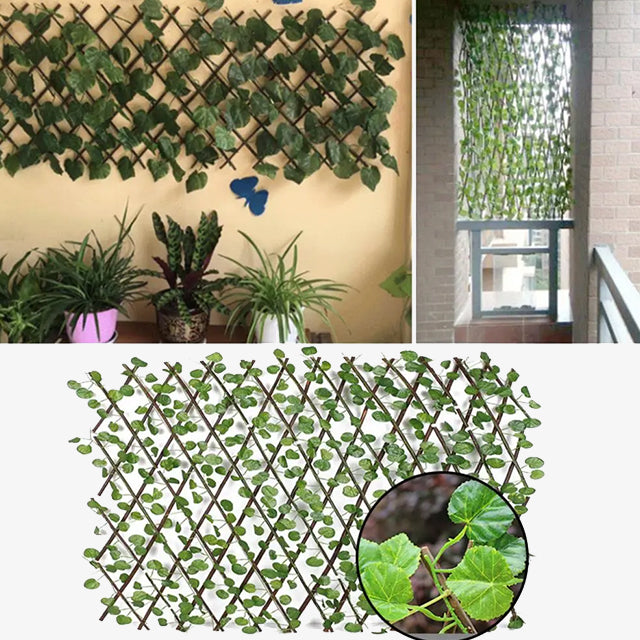1 Piece Artificial Garden Plant Fence Décor – Realistic Outdoor Decorative Wall for Garden & Patio