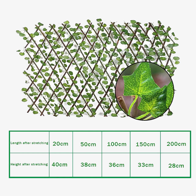 1 Piece Artificial Garden Plant Fence Décor – Realistic Outdoor Decorative Wall for Garden & Patio