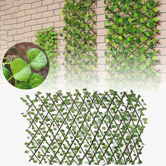 1 Piece Artificial Garden Plant Fence Décor – Realistic Outdoor Decorative Wall for Garden & Patio