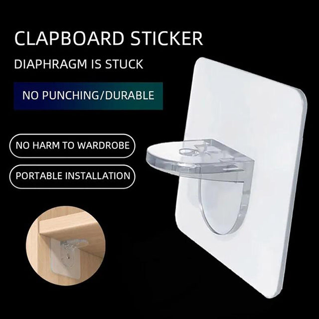 1 Piece Shelf Support – Strong Wall Mounted Bracket for Home Storage & Organization