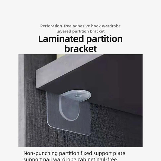 1 Piece Shelf Support – Strong Wall Mounted Bracket for Home Storage & Organization