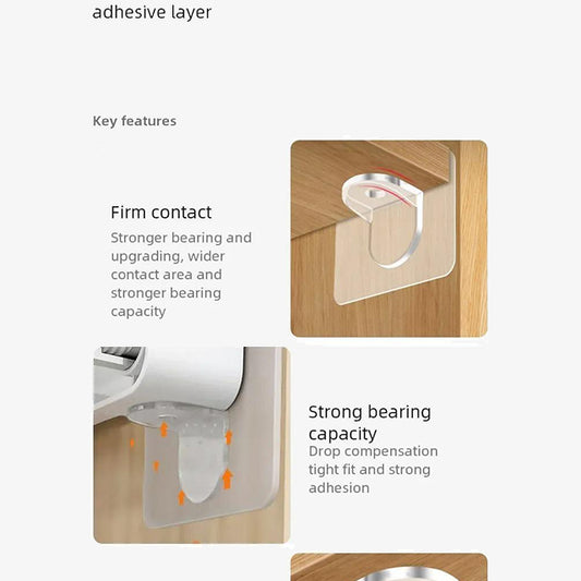 1 Piece Shelf Support – Strong Wall Mounted Bracket for Home Storage & Organization