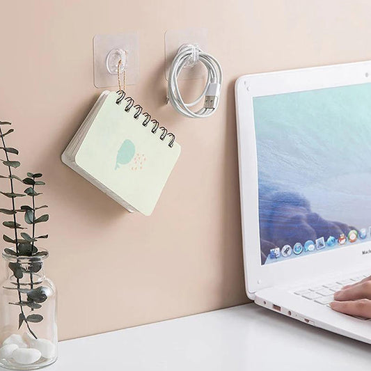 1 Piece Transparent Wall Hooks Hangers – Durable, Easy-to-Install Kitchen & Bathroom Accessories