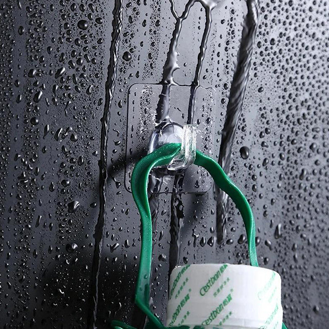 1 Piece Transparent Wall Hooks Hangers – Durable, Easy-to-Install Kitchen & Bathroom Accessories