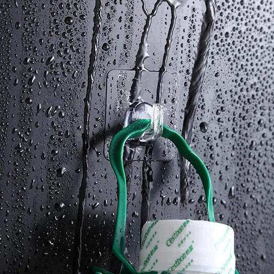 1 Piece Transparent Wall Hooks Hangers – Durable, Easy-to-Install Kitchen & Bathroom Accessories