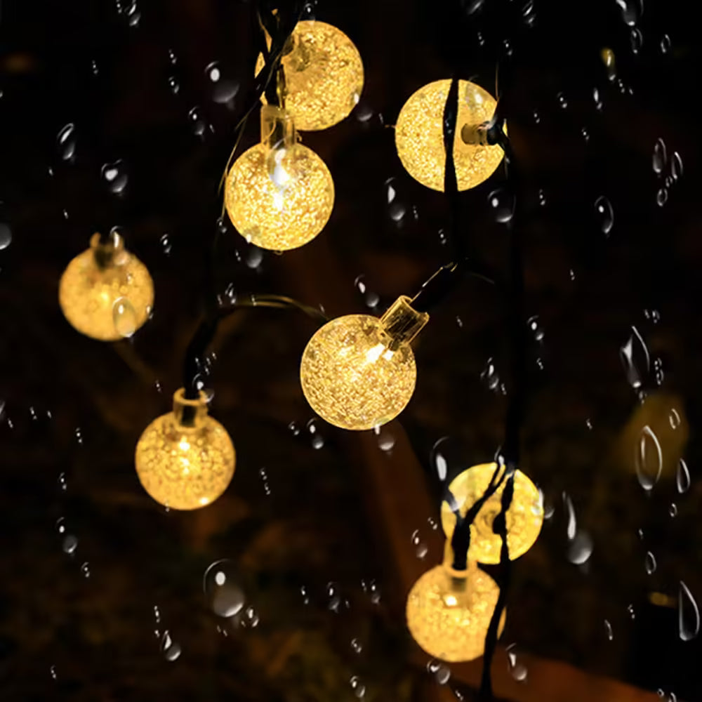 Solar fairy lights LED 20–100 bulbs outdoor