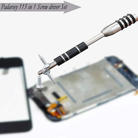 115PCS Screwdriver Repair Tool Kit Set – Complete Precision Tools for DIY, Home & Professional Use