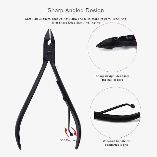 18pcs Manicure Cutters Nail Clipper Set – Professional Grooming Kit for Nails, Cuticles & Toenails