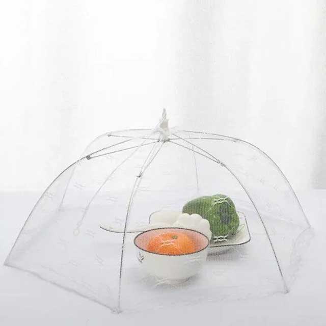 1PC Portable Umbrella Style Anti-Mosquito Food Cover – Effective Insect Protection for Outdoor Dining