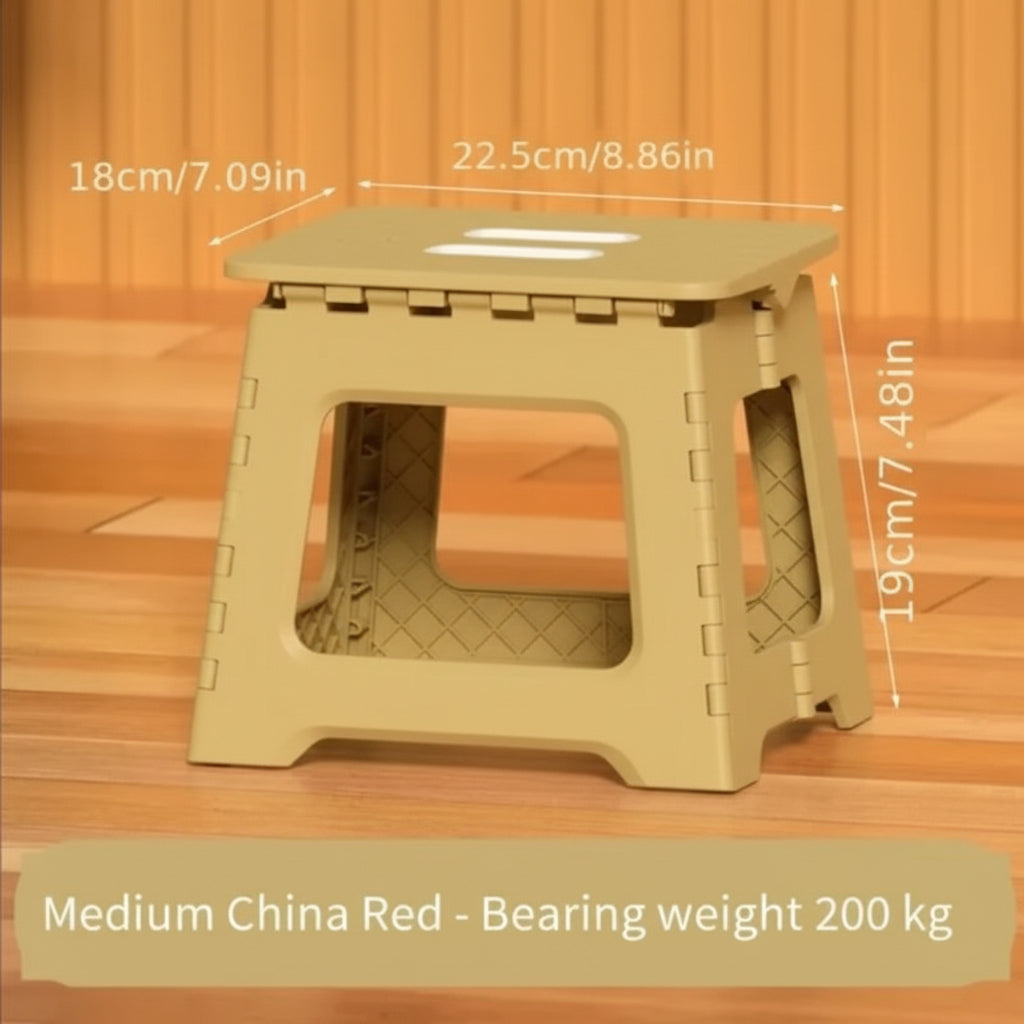 New Portable Folding Stool – Thickened Plastic Saddle Chair – Lightweight Ergonomic Seat for Fishing, Camping, Gardening, and Outdoor Activities – Adult & Children Sizes
