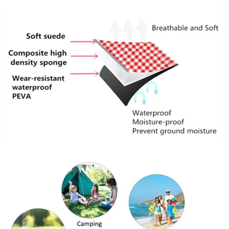 Waterproof Foldable Picnic Mat – Portable Outdoor Camping Blanket for Beach, Hiking, Travel & Family Picnics