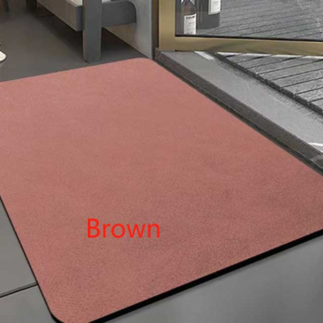 سجادة حمام مستطيلة الشكل مقاس 40×60 سم، ماصة للماء، مضادة للانزلاق، مصنوعة من المطاط سريع الجفاف - سجادة حمام ناعمة ومتينة لتوفير الراحة والأمان