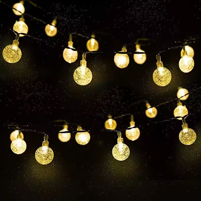 Solar fairy lights LED 20–100 bulbs outdoor