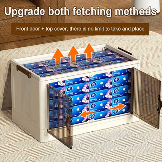 5-Layer Foldable Plastic Toy Clothes Rack – No Installation Kids Closet Organizer, 56CM