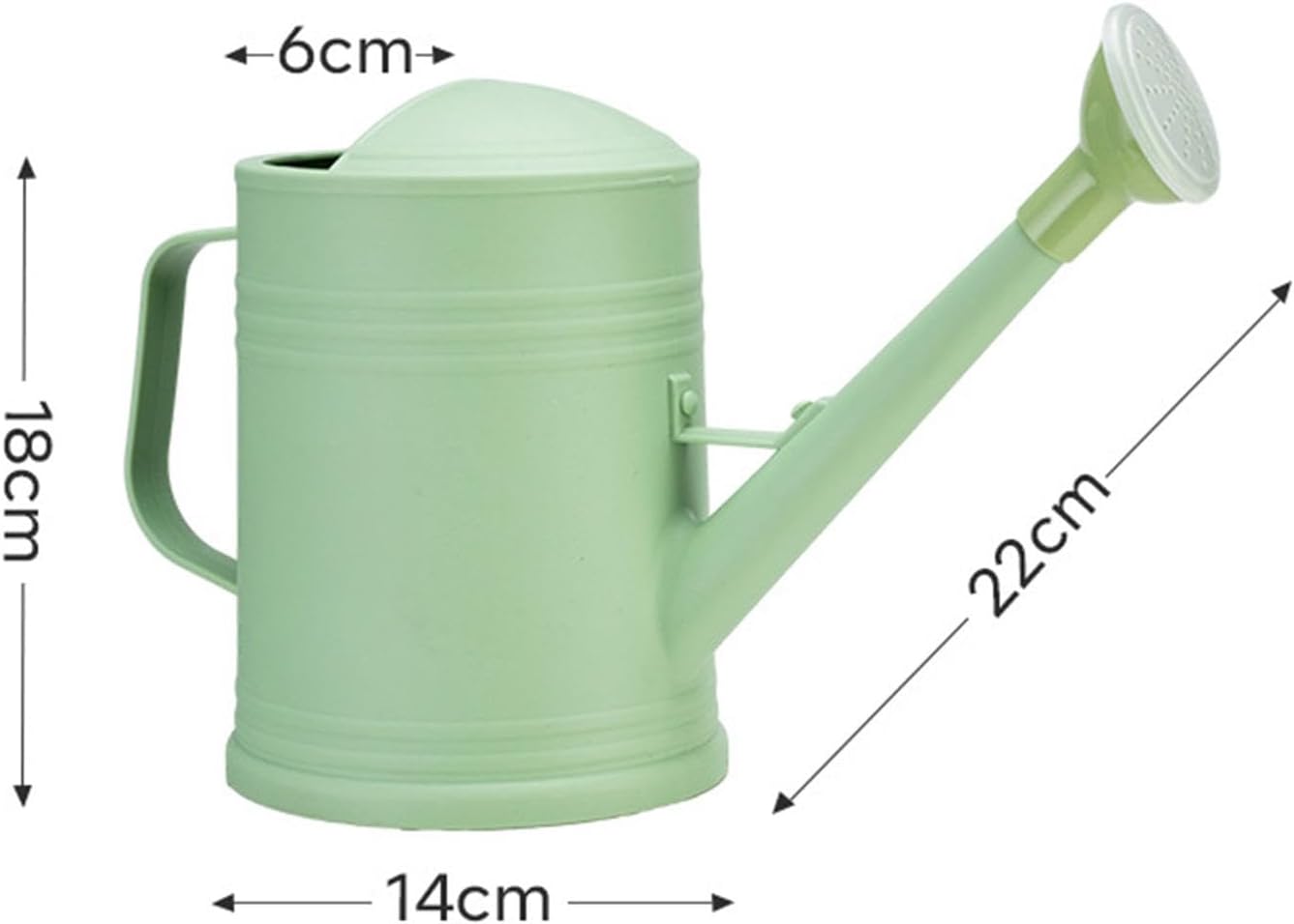 1.5L Long Mouth Watering Can with Detachable Sprinkler Head – Dual-Purpose Indoor/Outdoor Garden Watering Can for Houseplants & Flowers