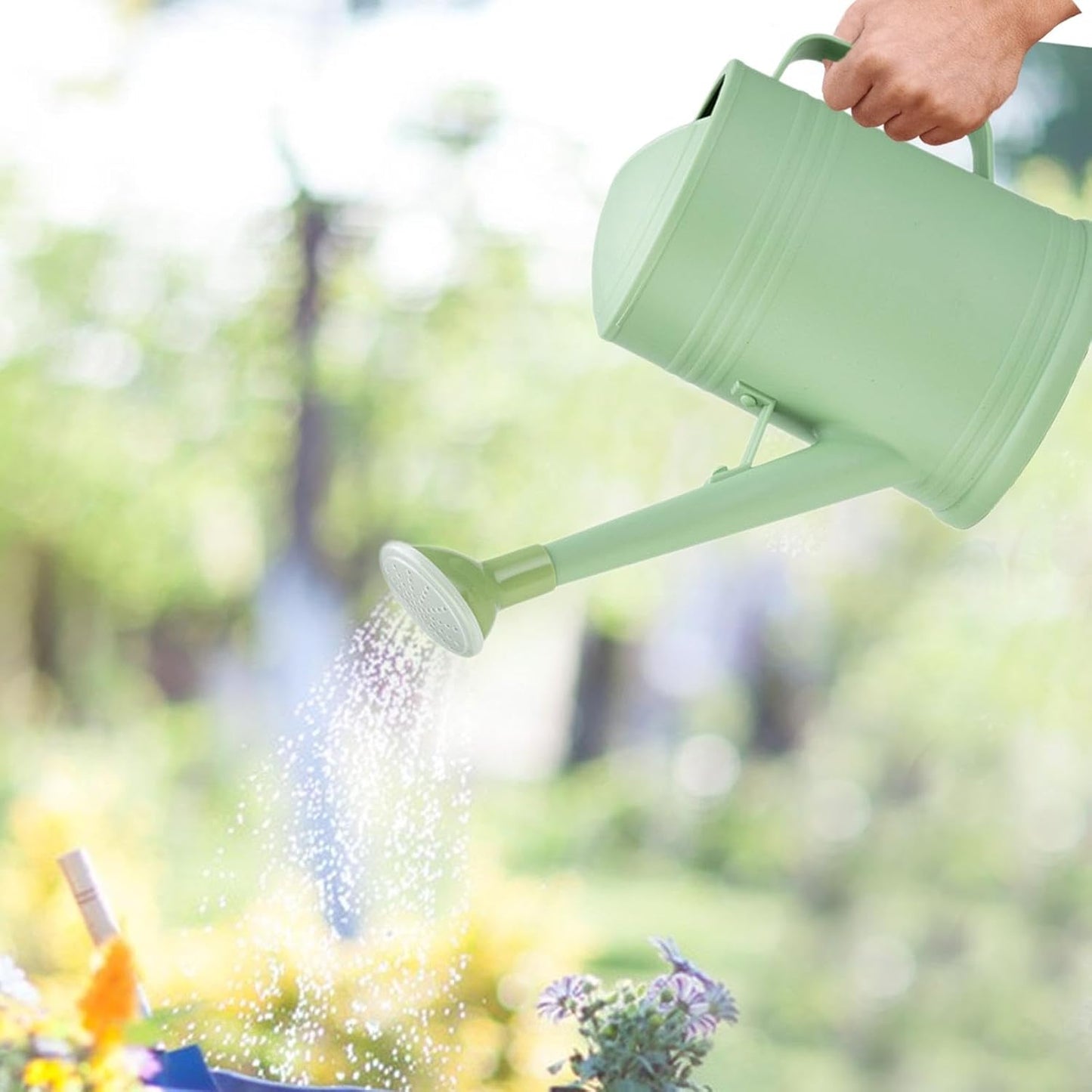 1.5L Long Mouth Watering Can with Detachable Sprinkler Head – Dual-Purpose Indoor/Outdoor Garden Watering Can for Houseplants & Flowers