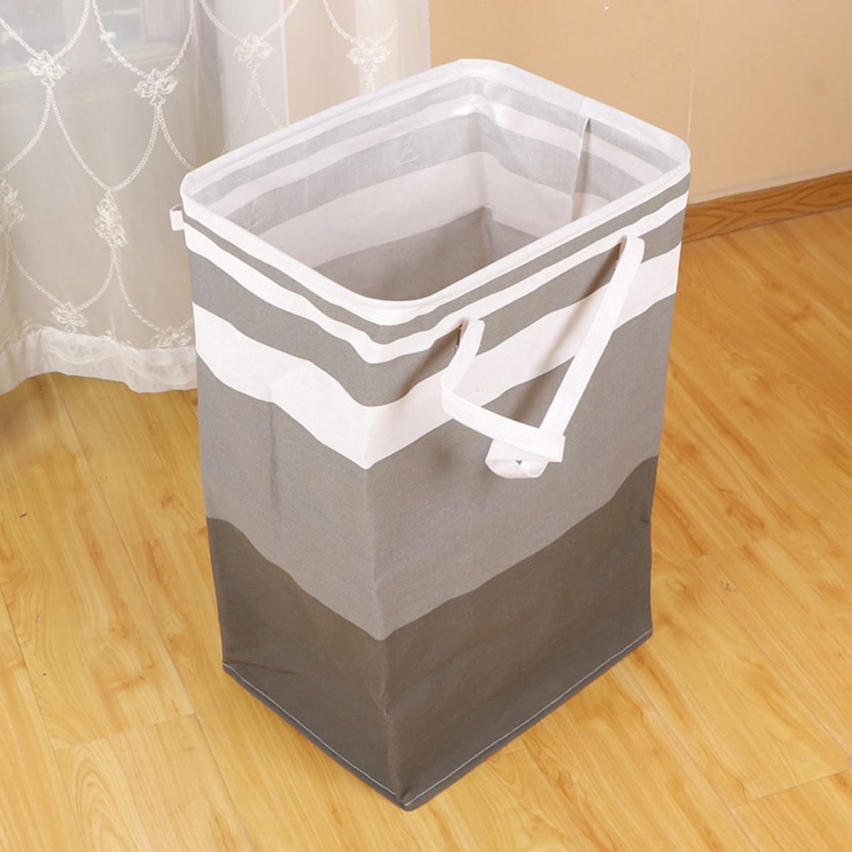 75L Large Laundry Basket with Reinforced Handles – 24" Tall Durable Dirty Clothes Hamper – Collapsible Storage Bag for Home, Dorms, and Hotels