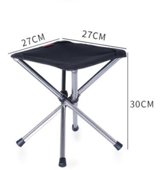 Portable Folding Camping Stool – Lightweight Compact Outdoor Chair with Carry Bag for Camping, Hiking, Fishing & Travel (27 cm / 31 cm)