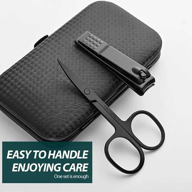 7-Piece Manicure Tool Set for Unisex – Professional Nail Care Kit for Home & Travel