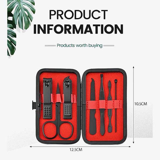 7-Piece Manicure Tool Set for Unisex – Professional Nail Care Kit for Home & Travel