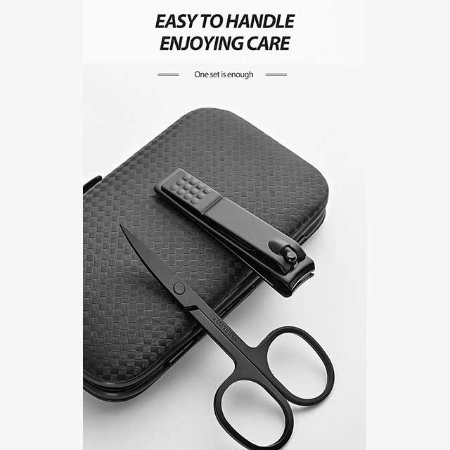 7-Piece Manicure Tool Set for Unisex – Professional Nail Care Kit for Home & Travel