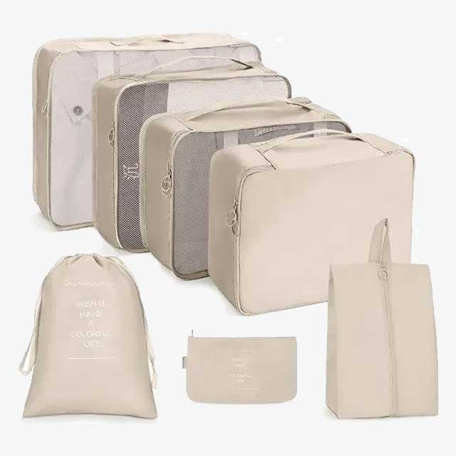 7-Piece Set Portable Luggage Organizer