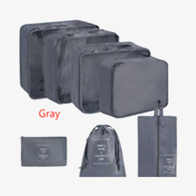 7-Piece Set Portable Luggage Organizer – Travel Storage Bags for Efficient Packing & Organization