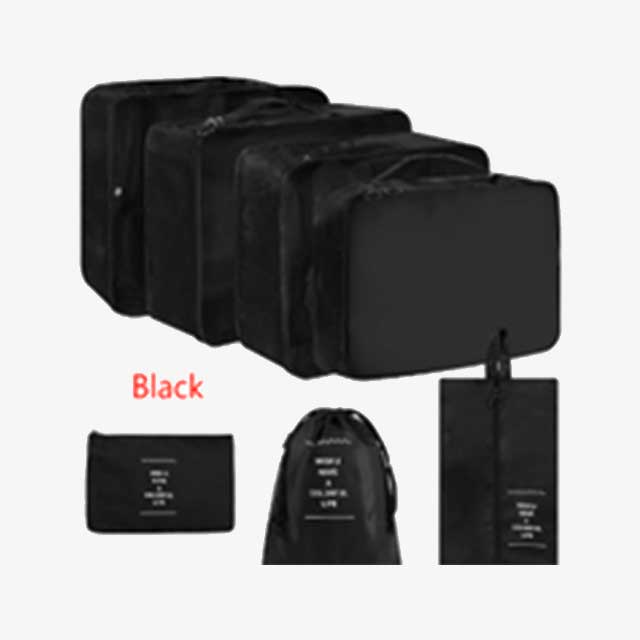 7-Piece Set Portable Luggage Organizer – Travel Storage Bags for Efficient Packing & Organization