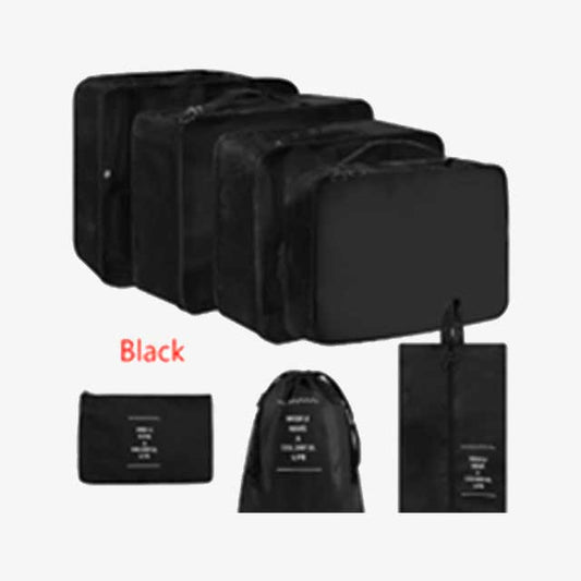 7-Piece Set Portable Luggage Organizer – Travel Storage Bags for Efficient Packing & Organization