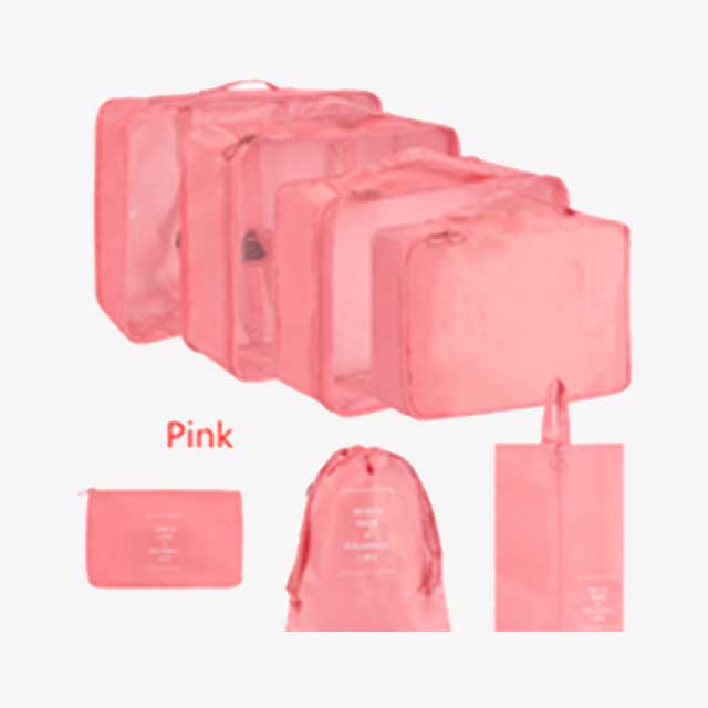 7-Piece Set Portable Luggage Organizer – Travel Storage Bags for Efficient Packing & Organization